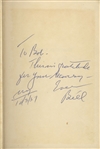 Bill Wilson Signed Second Edition of the Alcoholics Anonymous Big Book -- ''...in gratitude for your recovery...'' -- Also With Edward A. Webster Signed Copy of the AA Book ''Stools and Bottles''
